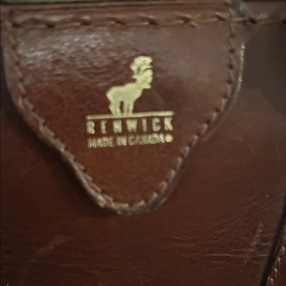 Vintage Renwick doctor/attorney, Elegant Brown Leather Briefcase. Super Cool - Picture 3 of 13